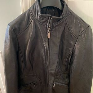 CALVIN KLEIN LEATHER JACKET